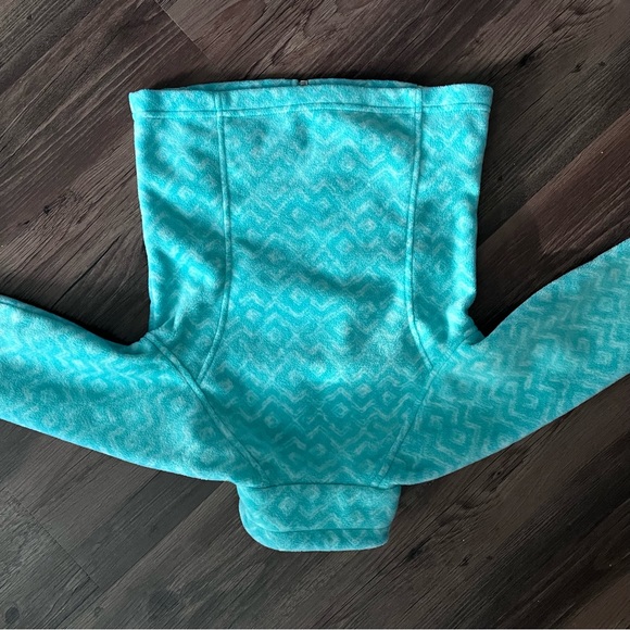 Teal Columbia Girls Fleece Zip Up Jacket - Picture 2 of 6
